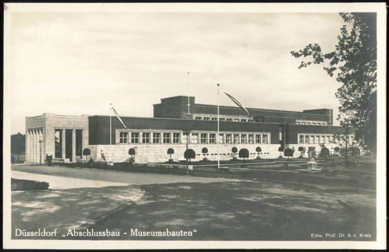 Grosse Ausstellung 1926 Abschlussbau Museumsbauten Düsseldorf Germany