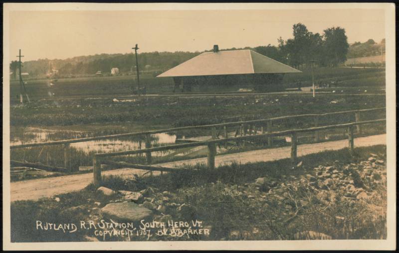 Rutland Railroad Station South Hero Vermont
