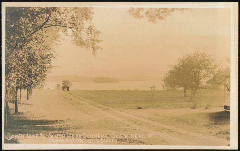 Down Lake St, South Hero Corners Vermont B. Barker
