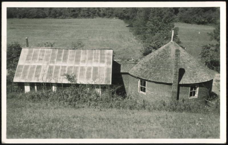 Brick Roundhouse and Barn Contoocook New Hampshire