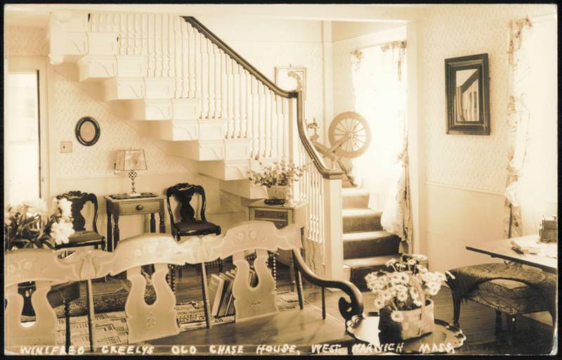 Winifred Creely's Old Chase House Interior West Harwich Massachusetts