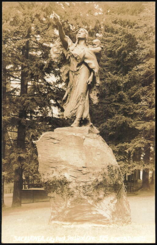Sacajawea Statue, City Park Portland Oregon