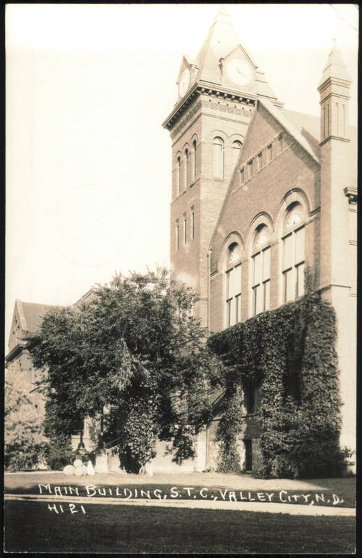Main Building, S.T.C. Clock Tower Valley City North Dakota