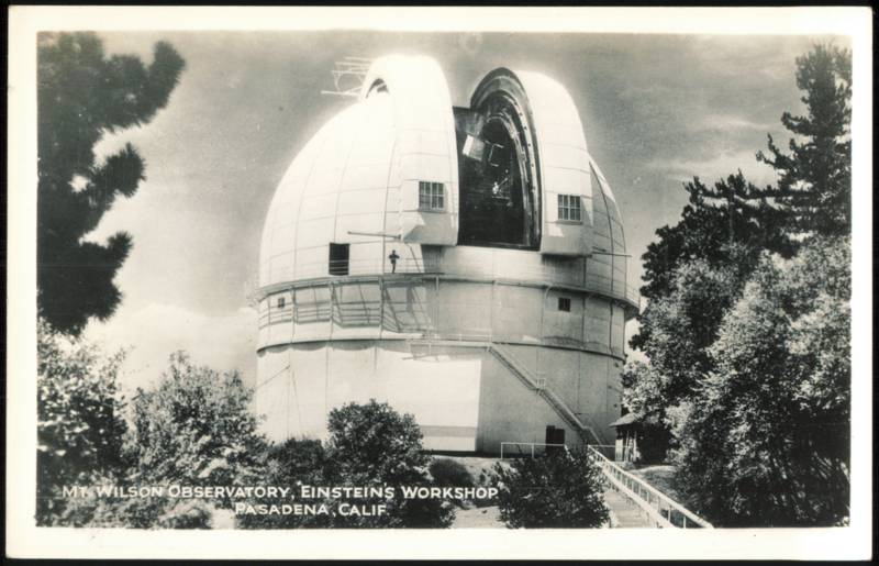 Mt. Wilson Observatory, Einstein's Workshop Pasadena California