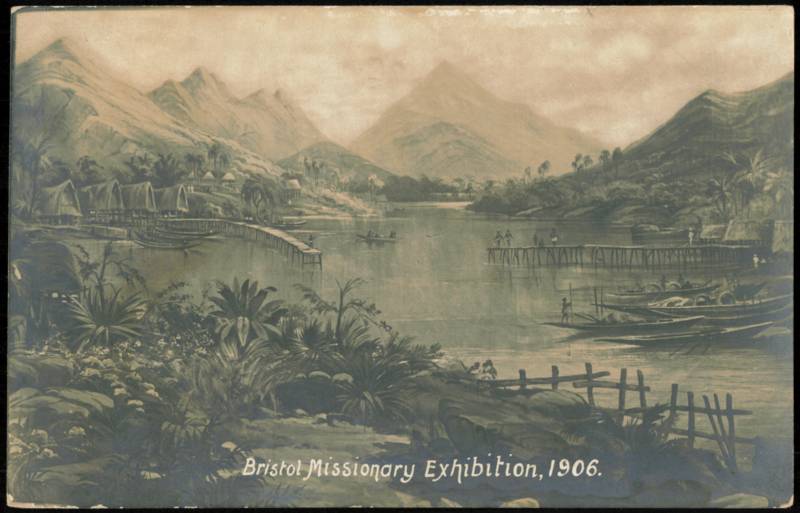 Bristol Missionary Exhibition 1906, New Guinea Scene United Kingdom