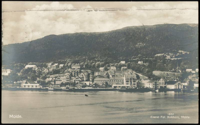 Harbor and Waterfront View from the Water Molde Norway