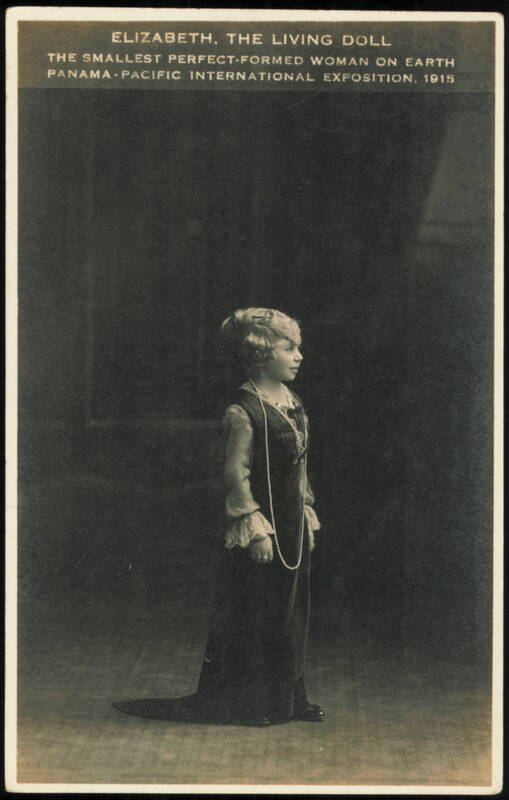 Elizabeth The Living Doll Panama-Pacific Exposition 1915