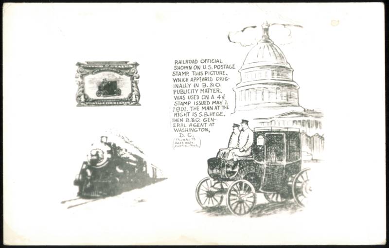 Railroad Official on U.S. Postage Stamp Washington District of Columbia
