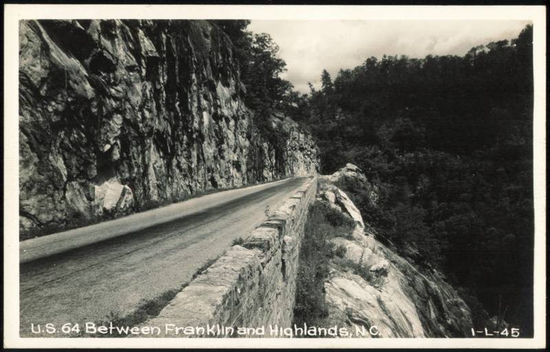 U.S. 64 Between Franklin and Highlands North Carolina