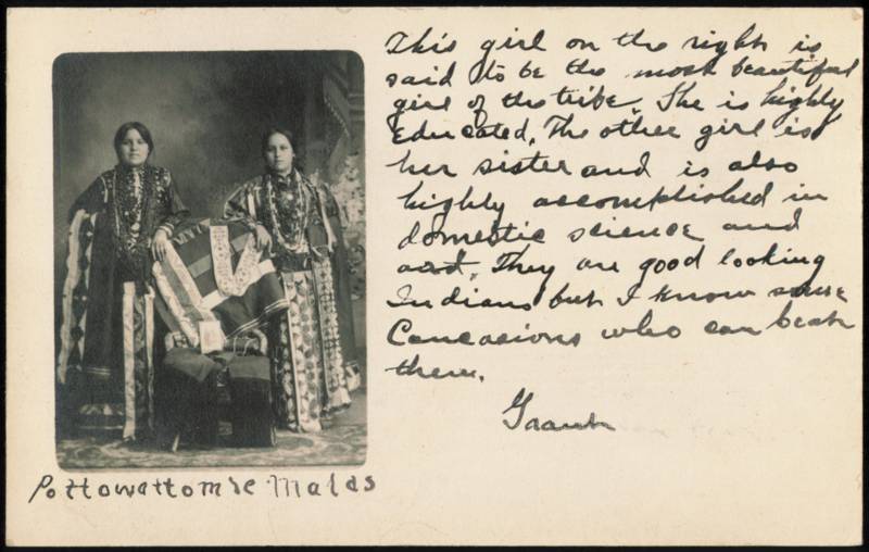 Pottowattomie Maids, Potawatomi Sisters in Regalia