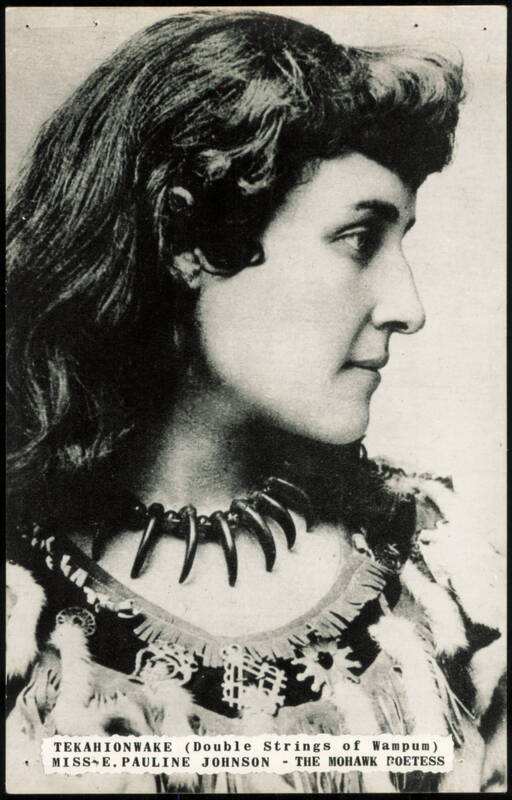 E. Pauline Johnson, Tekahionwake, Mohawk Poetess Native Americana