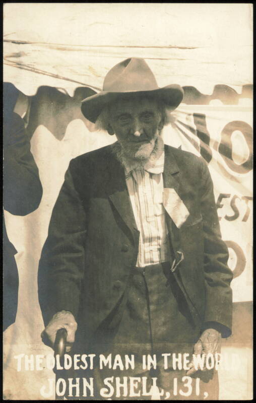 The Oldest Man in the World, John Shell, Age 131 Kentucky
