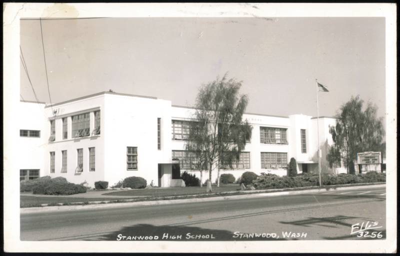 Stanwood High School Building Exterior Washington