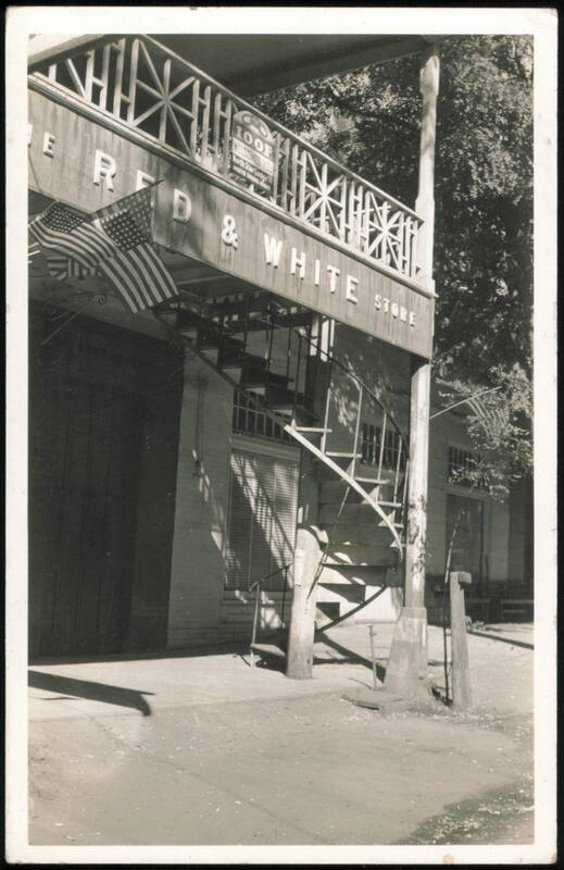 Red & White Store IOOF North Star Lodge 61 Sign Weaverville California