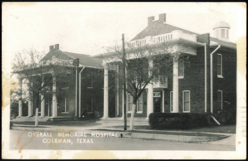Overall Memorial Hospital Exterior Coleman Texas
