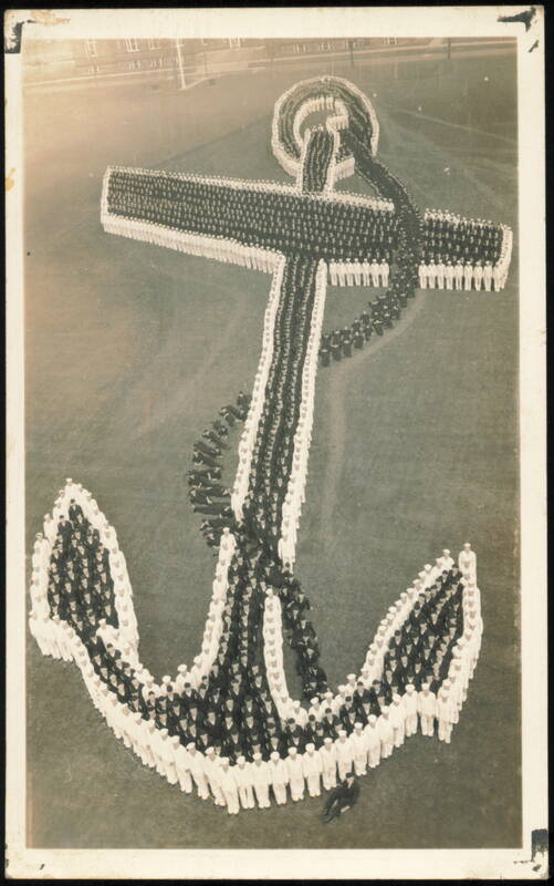 Living Anchor Formed by U.S. Navy Sailors