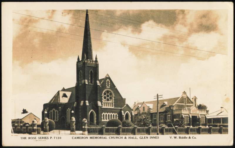 Cameron Memorial Church and Hall Exterior Architecture Glen Innes Australia
