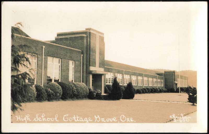 High School Exterior and Grounds Cottage Grove Oregon