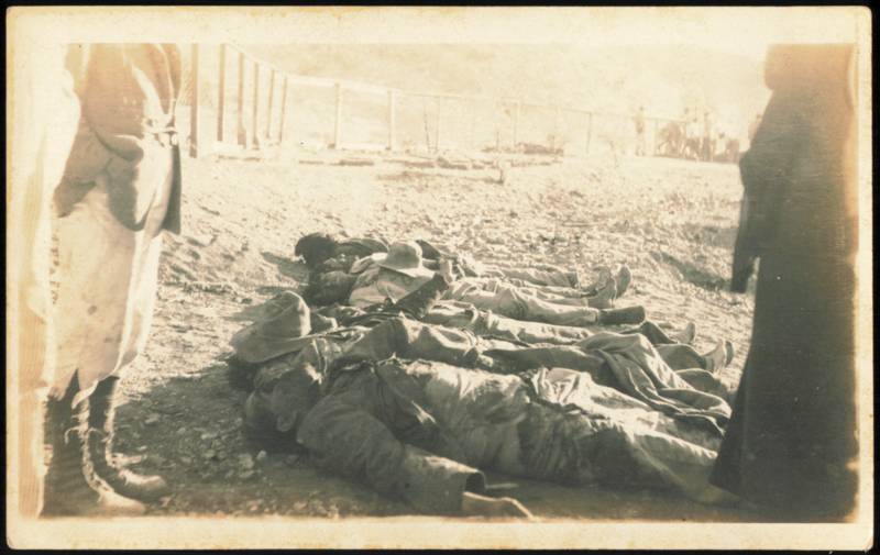 Casualties Lying on Ground, Mexican Revolution Mexico