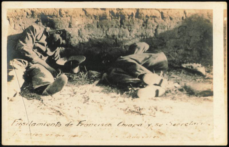 Mexican Revolution Execution of Francisco Chiapa and His Secretary Mexico