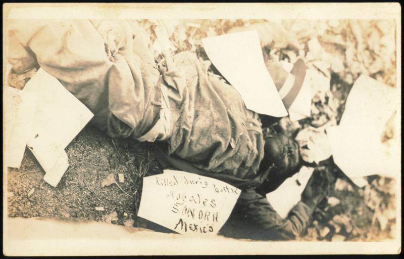 Mexican Revolution Casualty RPPC Battle of Nogales Mexico