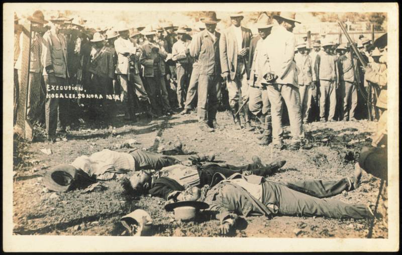 Mexican Revolution Execution Scene Nogales Mexico