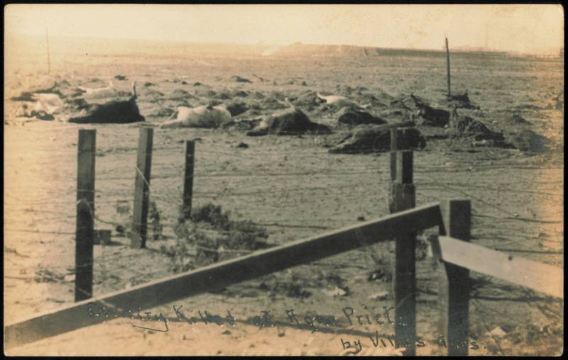 Mexican Revolution Cavalry Killed at Agua Prieta by Villa's Guns Mexico