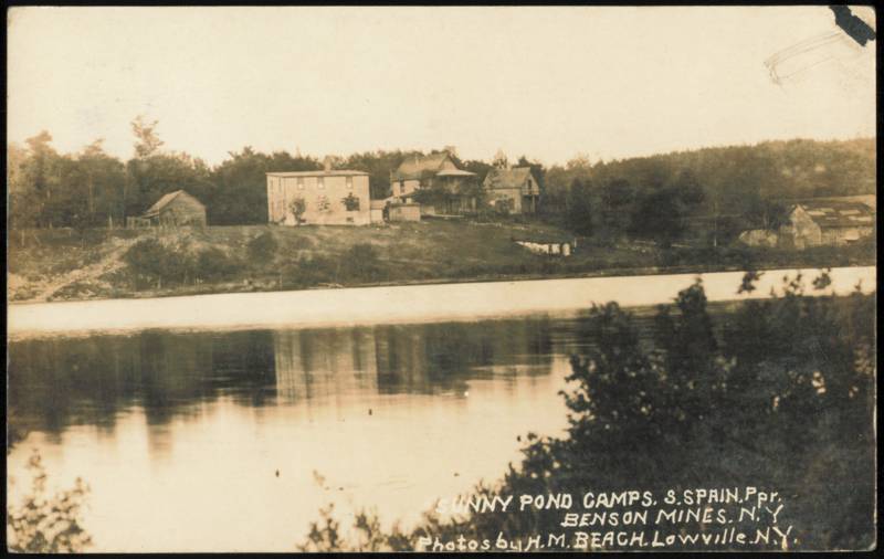 Sunny Pond Camps, S. Spain Proprietor Benson Mines New York