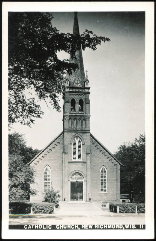 Catholic Church with Steeple New Richmond Wisconsin