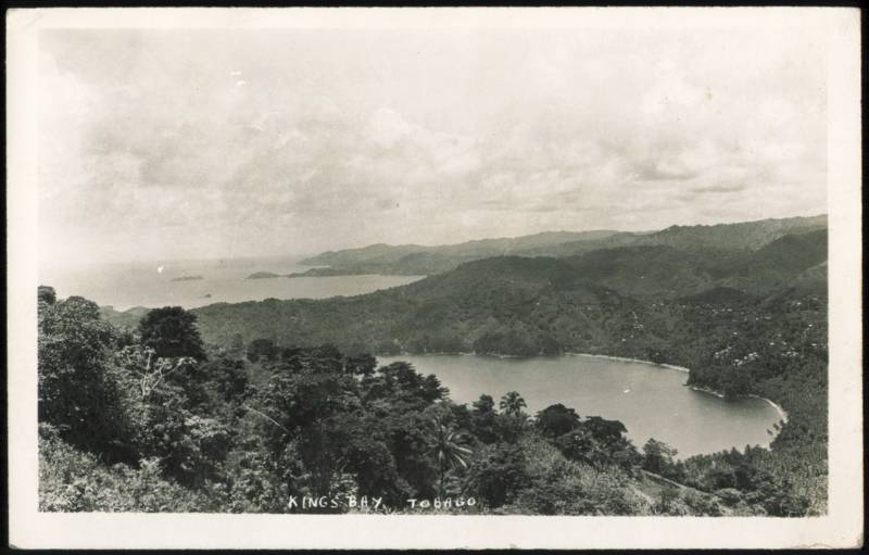 King's Bay Coastline Panoramic View Trinidad and Tobago