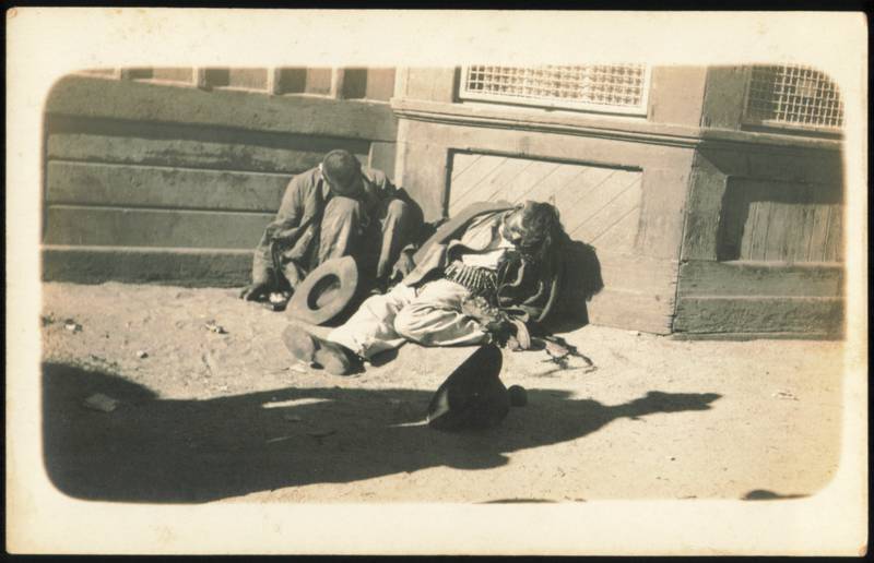 Mexican Revolution Two Men, Killed Mexico