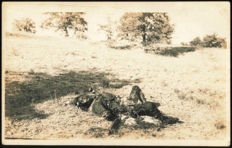 Mexican Revolution Charred Deceased Body Mexico