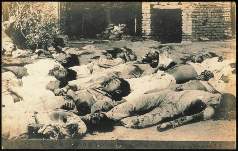 Mexican Revolution Killed During Battle Near Culiacan, Sinaloa Mexico