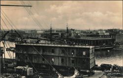 Dársena Harbor and Docks Waterfront Postcard