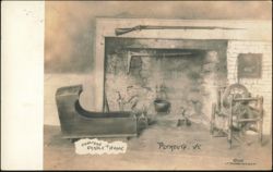 Calvin Coolidge Cradle and Hearth, Plymouth Homestead Postcard