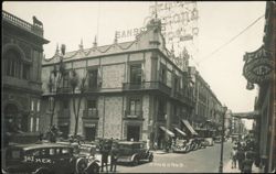 Sanborns Casa de los Azulejos Street Scene Postcard