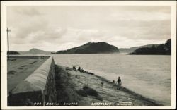 Arredores Coastal Embankment and Bay Postcard