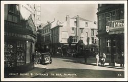 Market Square and Entrance to Pier Postcard