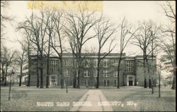 North Ward School Building Exterior Postcard