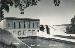Foote Dam Powerhouse and Spillway Postcard