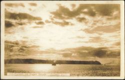 Sunset on Puget Sound Postcard