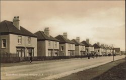 Dixon Road Houses and Street View, Govanhill Postcard