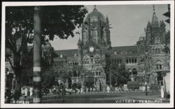 Victoria Terminus Railway Station Postcard