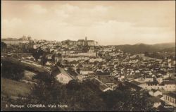 Panoramic Vista Norte Hillside City View Postcard