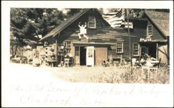 The Old Man of Seabrook Storefront Postcard