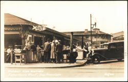 Outdoor Fish Markets, Fisherman's Wharf Postcard