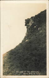 Old Man of the Mountain, White Mountains Postcard