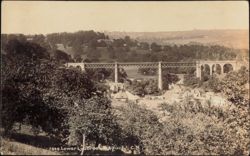 Lower Lydbrook Viaduct and Surrounding Valley Postcard