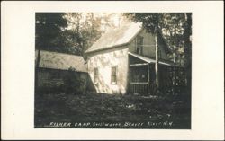 Fisher Camp Cabin on Beaver River Postcard