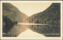 Lower Ausable Lake, Gem in a Magnificent Setting Postcard